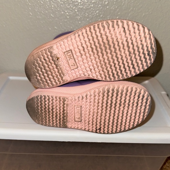Hunter Purple and Pink Rain Boots - Picture 6 of 6
